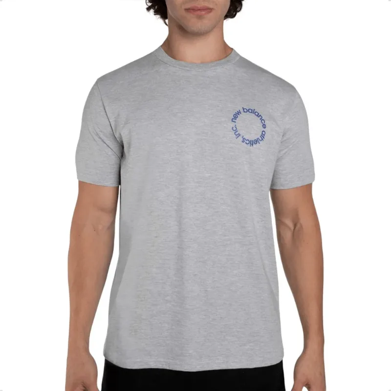 Remera New Balance Qt Circular Logo Hombre