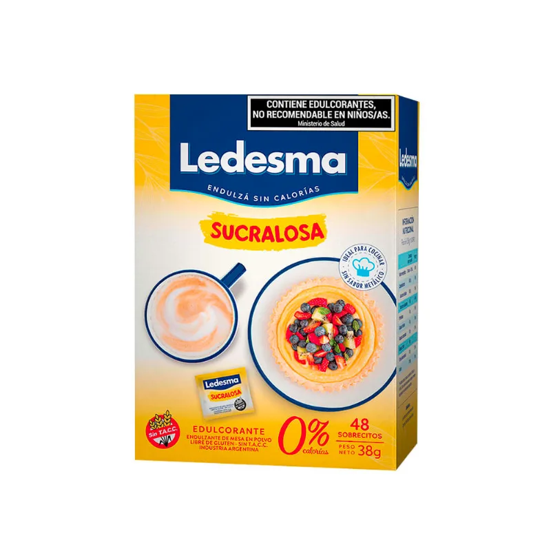 Edulcorante Ledesma Sucra Polvo X 48un