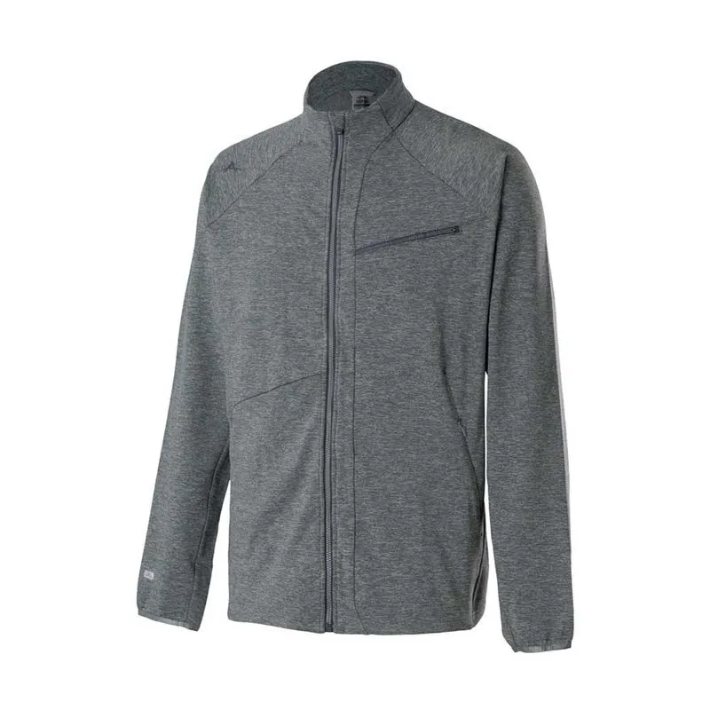 Campera Abyss Deportiva Asimétrica Talle: L - Color: Gris Melange