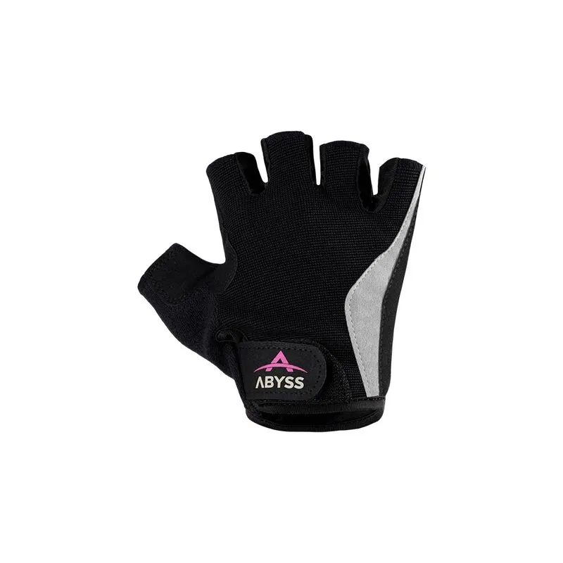 Guantes Fitness con Abertura Abyss Talle: SM - Color: Negro
