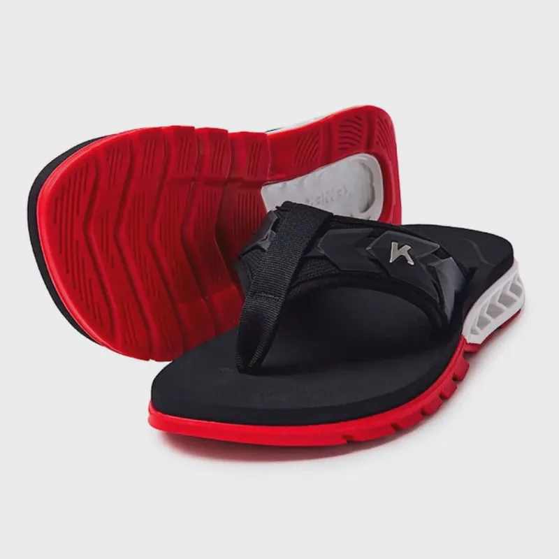 Chinelo Masculino Kenner Rakka Ultra Full Force - Vermelho/Branco/Preto