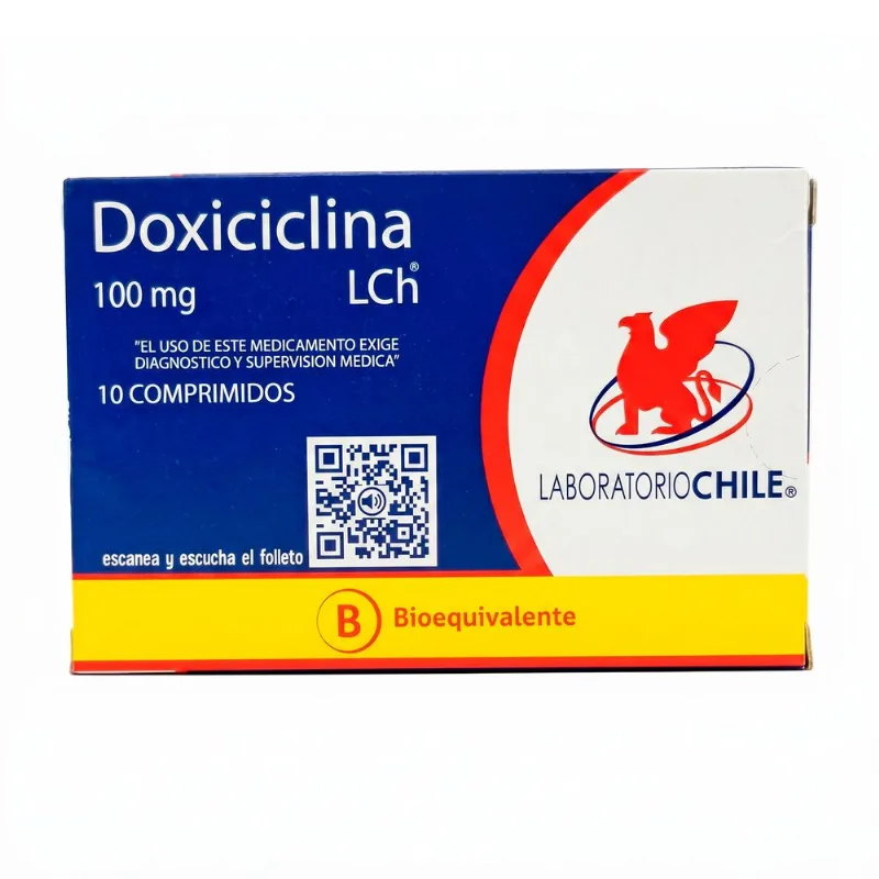 Doxiciclina de 100 mg 10 Comprimidos