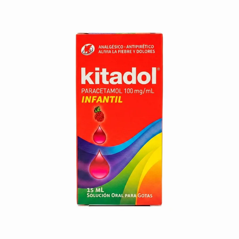Kitadol Infantil Paracetamol 100 mg/ml 15 ml