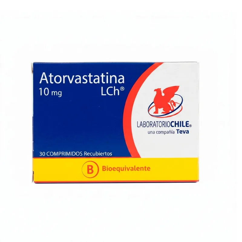 Atorvastatina de 10 mg 30 Comprimidos