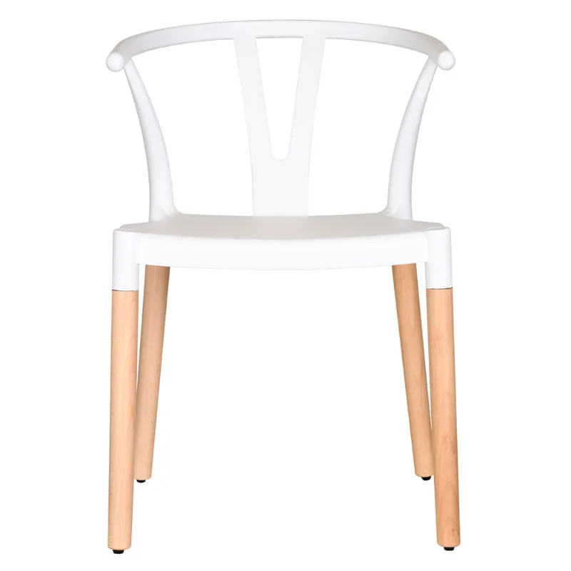 Silla Leia 74x53x57 cm blanco M+Design