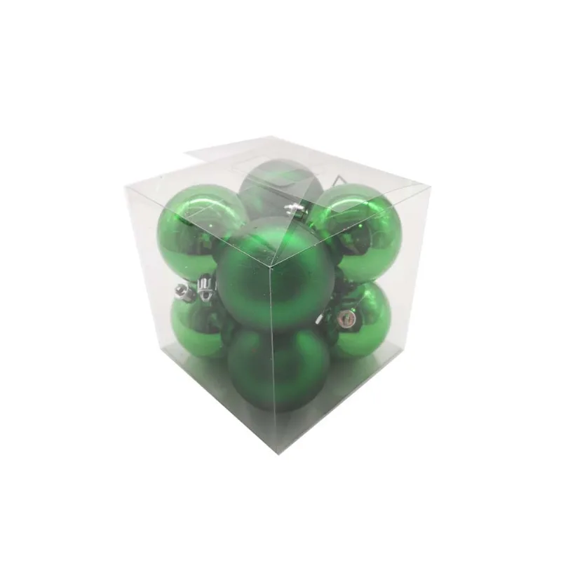 Set 8 Esferas 7cm Verde - Krea