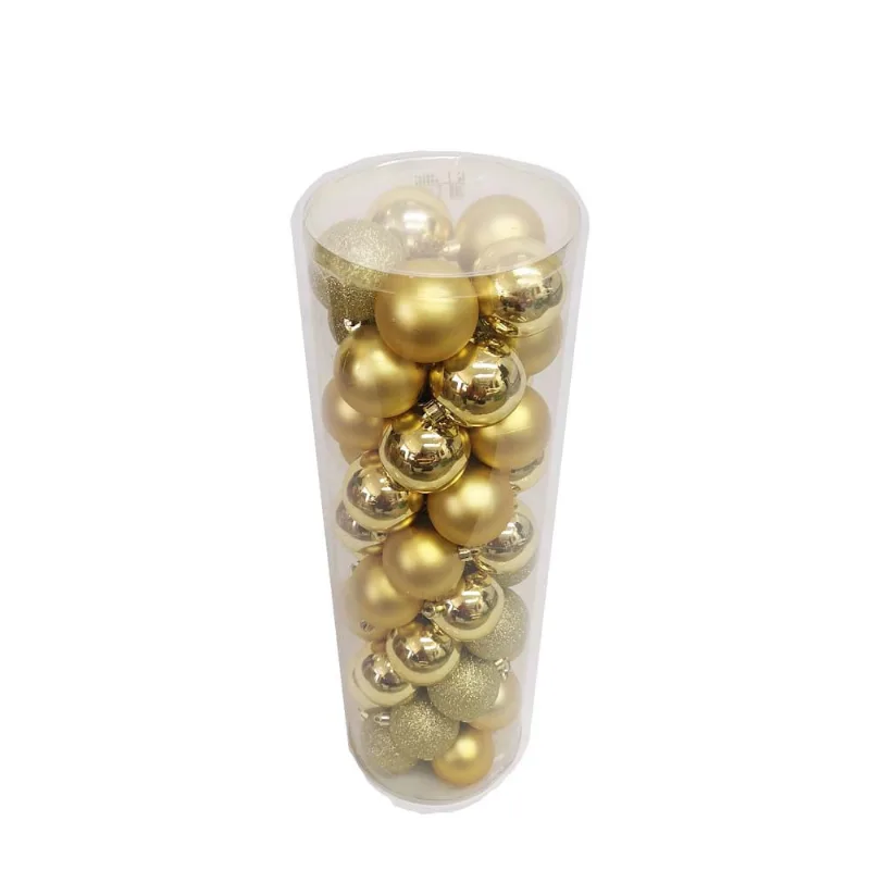 Set 50 Esferas 6cm Dorado - Krea