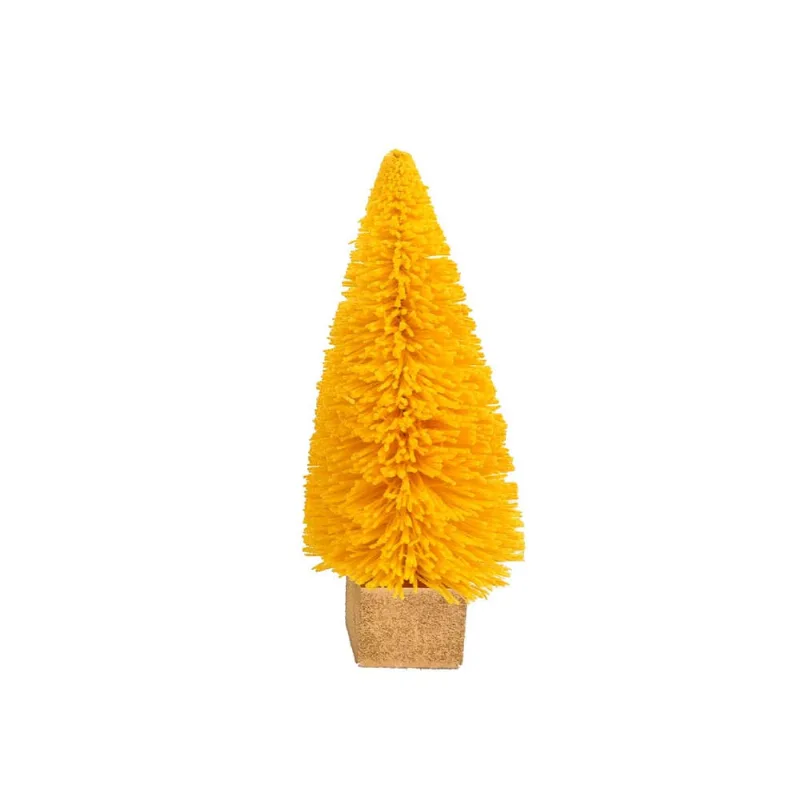 Árbol Decorativo Navideño Chico Amarillo Krea Arbol Decorativo S Color 3 Merry - Krea