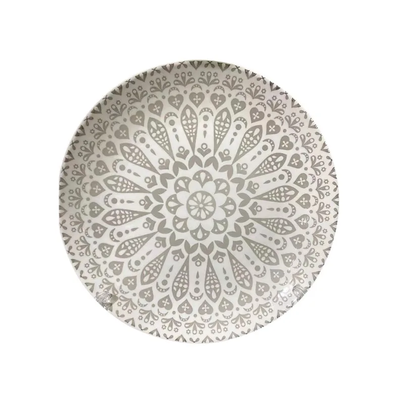Plato Playo Cerámica 27 Cm Mix Boho Krea