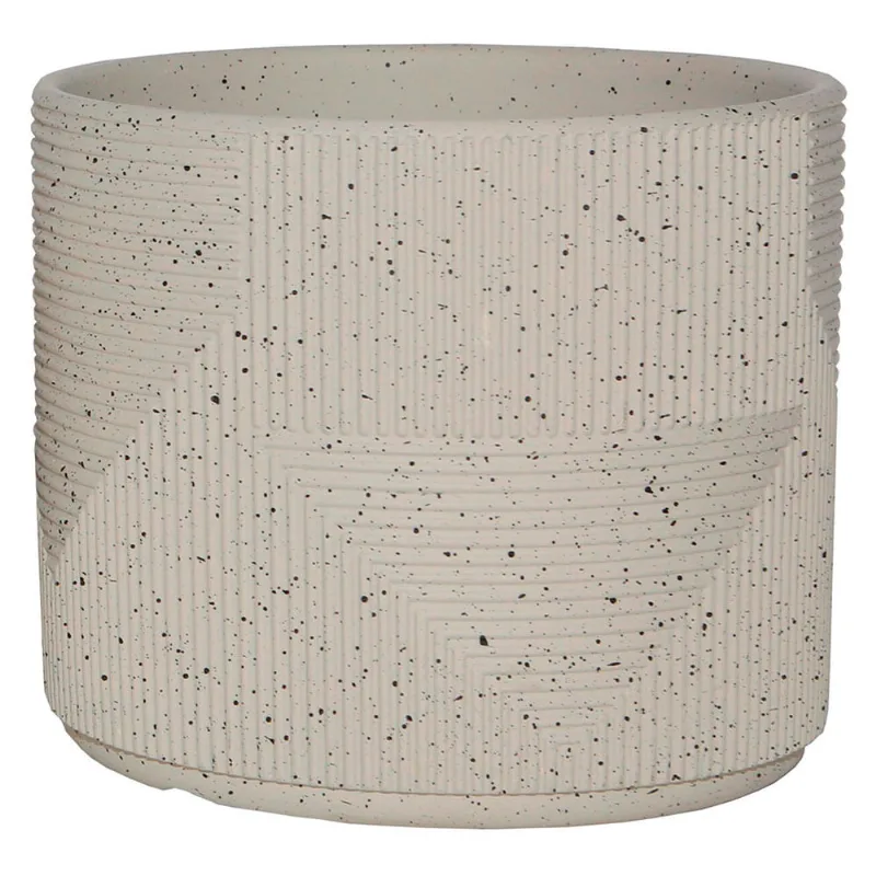 Matera cerámica Design 14cm gris Outzen