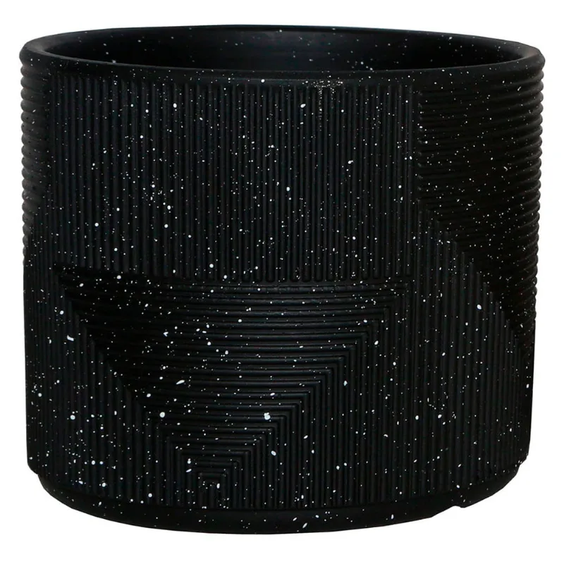 Matera cerámica Design 14cm negro Outzen