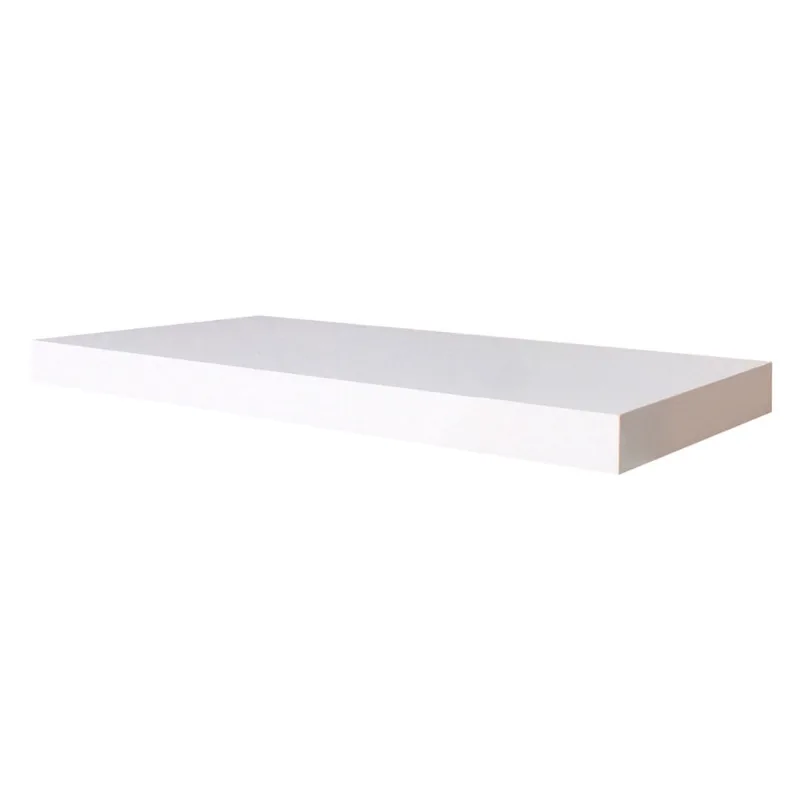 Repisa pared flotante 60x29.7x3.8 cm blanco Cotidiana