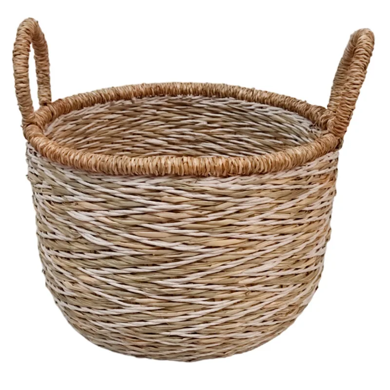 Canasto D12 fibra natural 25 cm Krea