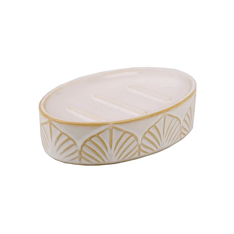 Jabonera Baño Cerámica 25 x 12 x 7 Cm Krea