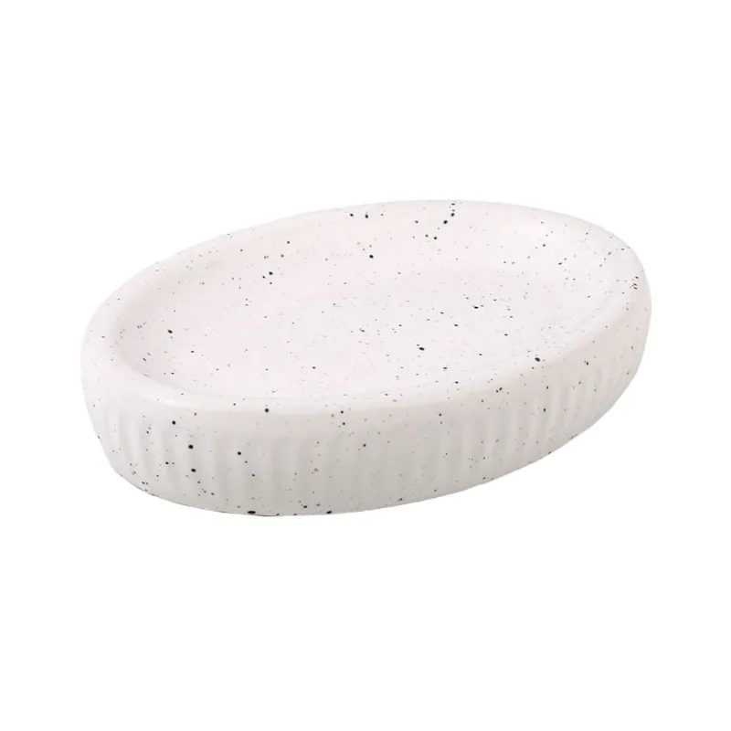 Jabonera Baño Cerámica Ovalada Krea