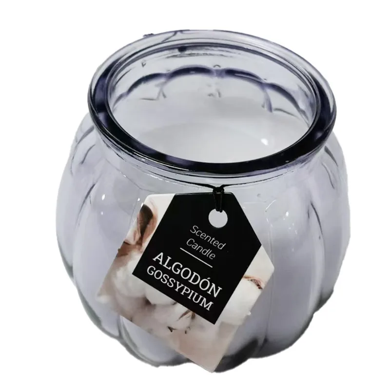 Vela Aromática Algodón Gossypium 7,5 x 5,4 Cm Gris Krea Vela Mundo Modelo Modelo Gris Krea