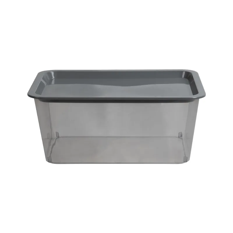 Caja Plástica Promocional 6L KREA Caja Plástica Promocional Gris Oscuro 6 Lt Krea