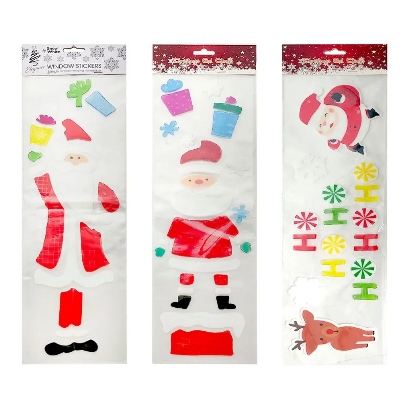 Sticker Largo Navideño Diseño Papá Noel Krea Sticker Largo Nav26 Krea