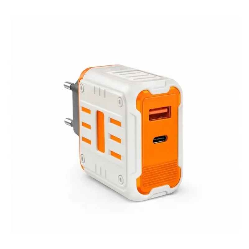 Carregador GAN Rápido 65W 2 Portas Moderno Premium