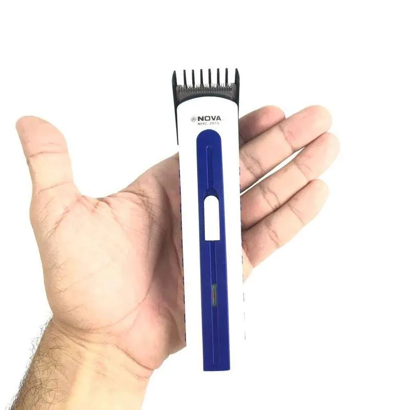 Máquina Aparador Cabelo Pelos Recarregável Azul Nhc-3915