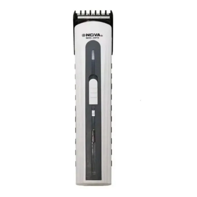 Máquina Aparador Cabelo Pelos Recarregável Cinza Nhc-3915