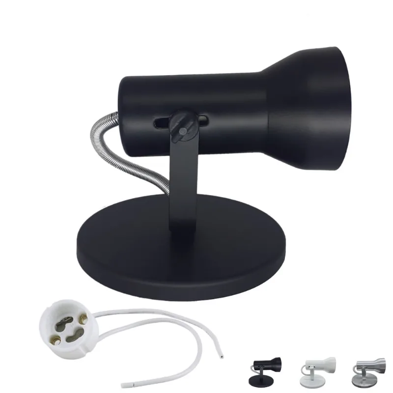 Spot p/ Lâmpada AR70 LED Sobrepor Teto Parede Casa Salão Loja Soquete Bocal GU10 com Base em Aluminio Bivolt Direcionável