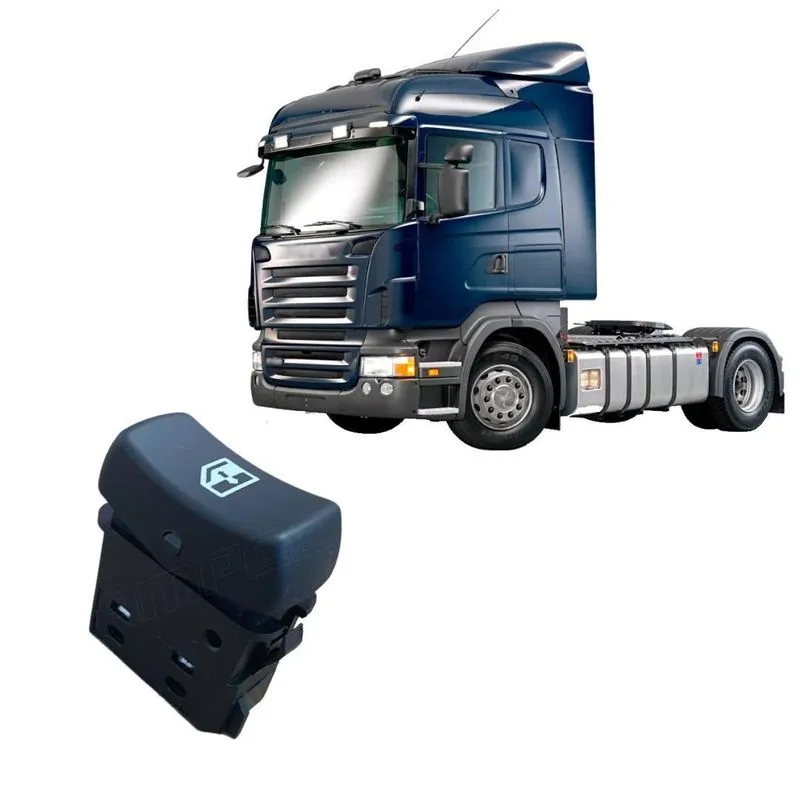 Botão Interruptor Vidro Elétrico Porta Scania S5 Série 5 Pgr