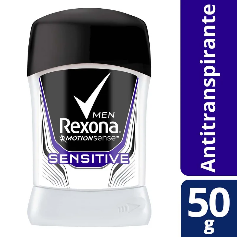 Desodorante Rexona Men Barra Sensitive 50 Gr