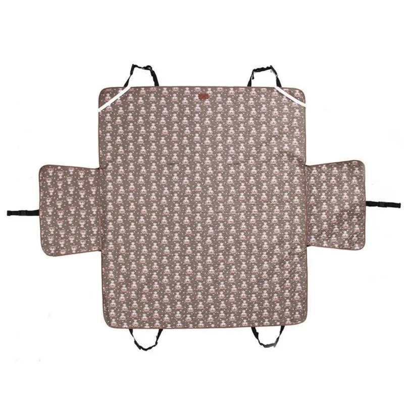 Capa Protetora Pet Para Carro Dobravel Impermeável Marrom