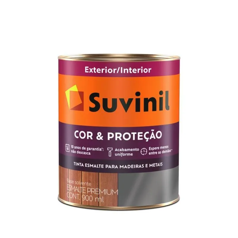 Tinta Esmalte Madeira E Metal Branco Acetinado Suvinil 900ml