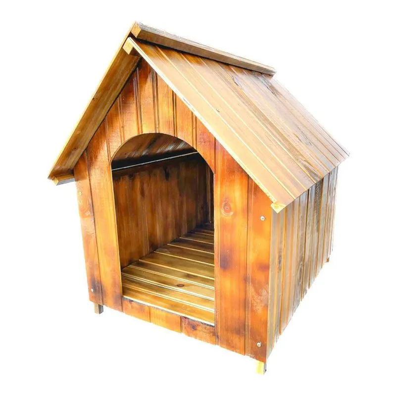 Casa Madeira Cachorro N3 Pinus Envernizada Casinha Cão Pet
