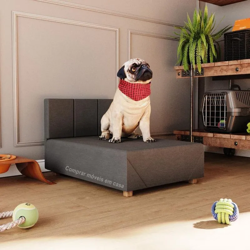 Cama Box Pet Cachorro Porte <60 cm - Madeira Maciça