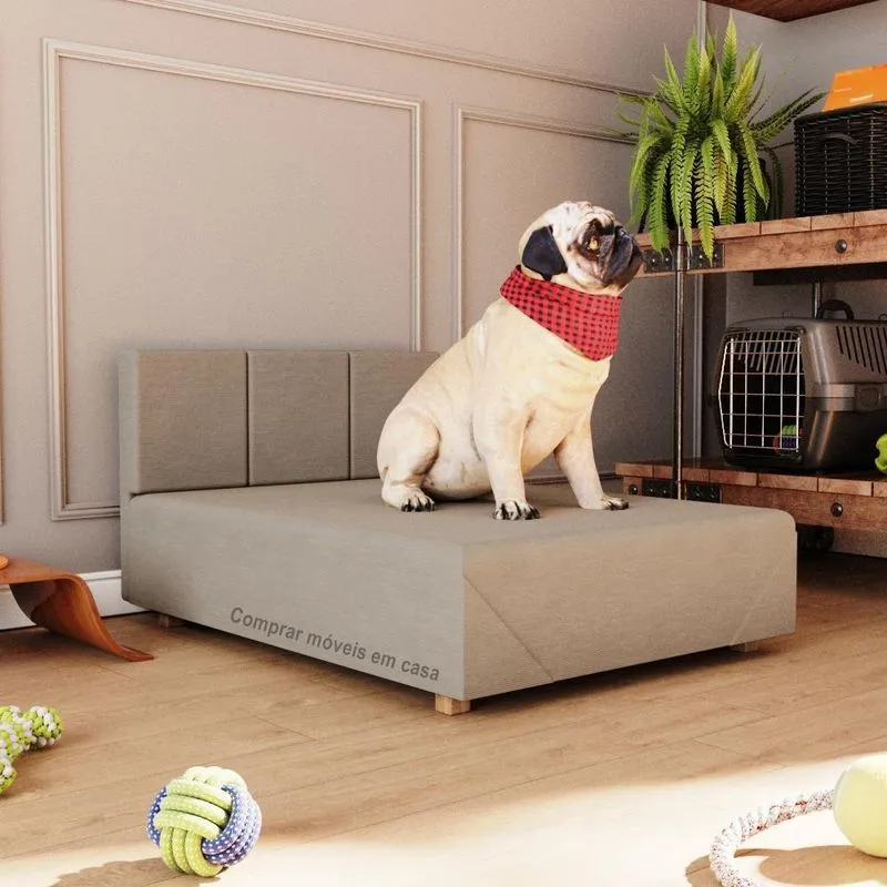 Cama Box Pet Retriever 80 cm Porte Bege