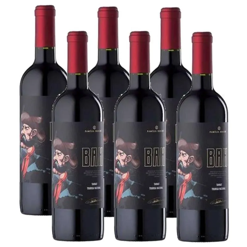 Kit 06 Un Vinho Família Bebber Bah Tannat - Touriga Nacional