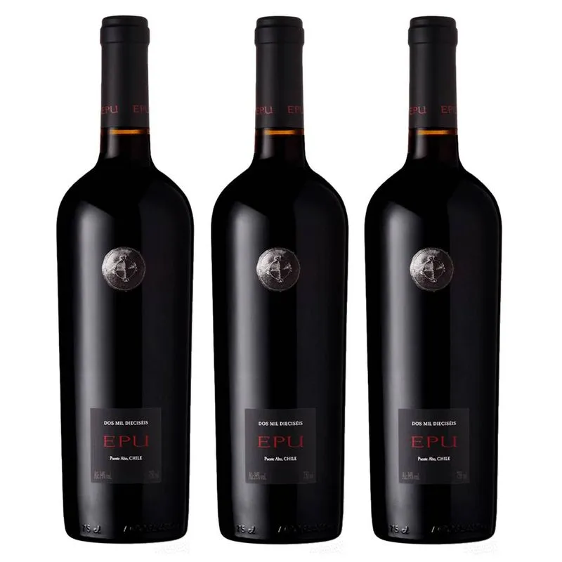 Kit 03 Unidades Vinho Almaviva Epu 750ml