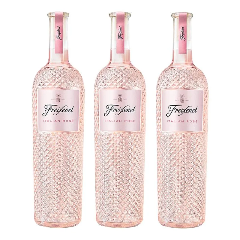 Kit 03 Unidades Vinho Freixenet Italian Rosé 750ml