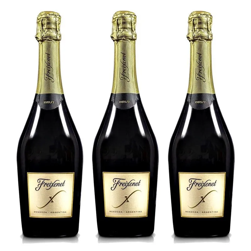 Kit 03 Unidades Espumante Freixenet X Brut 750ml