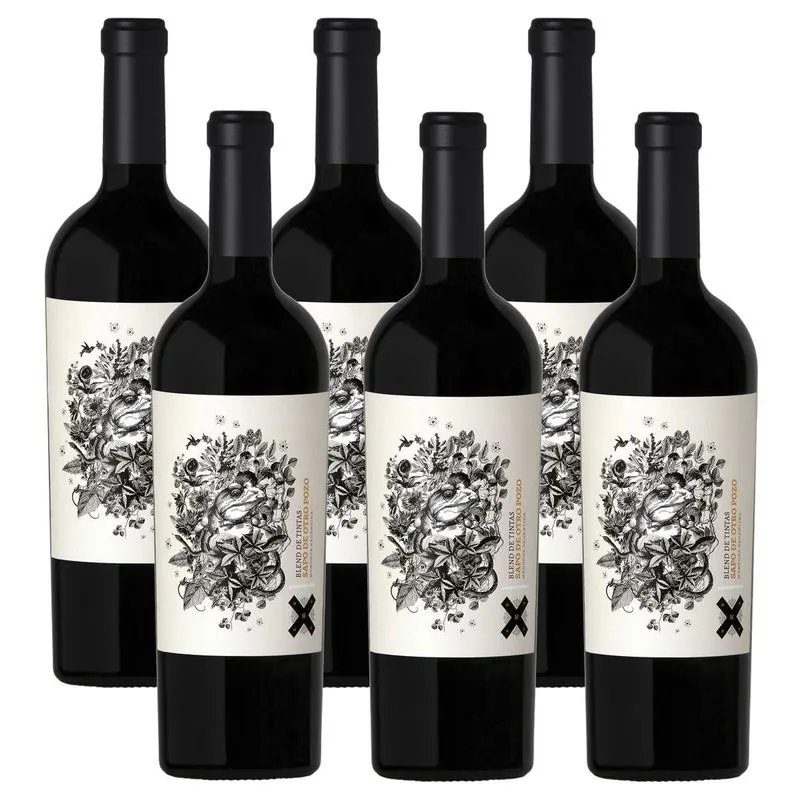 Kit 06 Un Vinho Argentino Sapo De Otro Pozo Blend 750ml