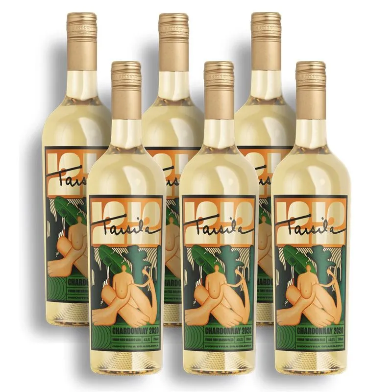 Kit 06 Un. Vinho Branco Seco 22 Tarsila Chardonnay 750ml