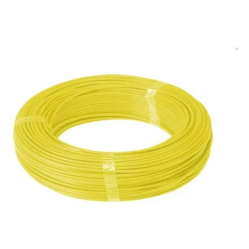 Fio Cabo Elétrico Flexível 1,5mm 450/750V 50 Metros Amarelo