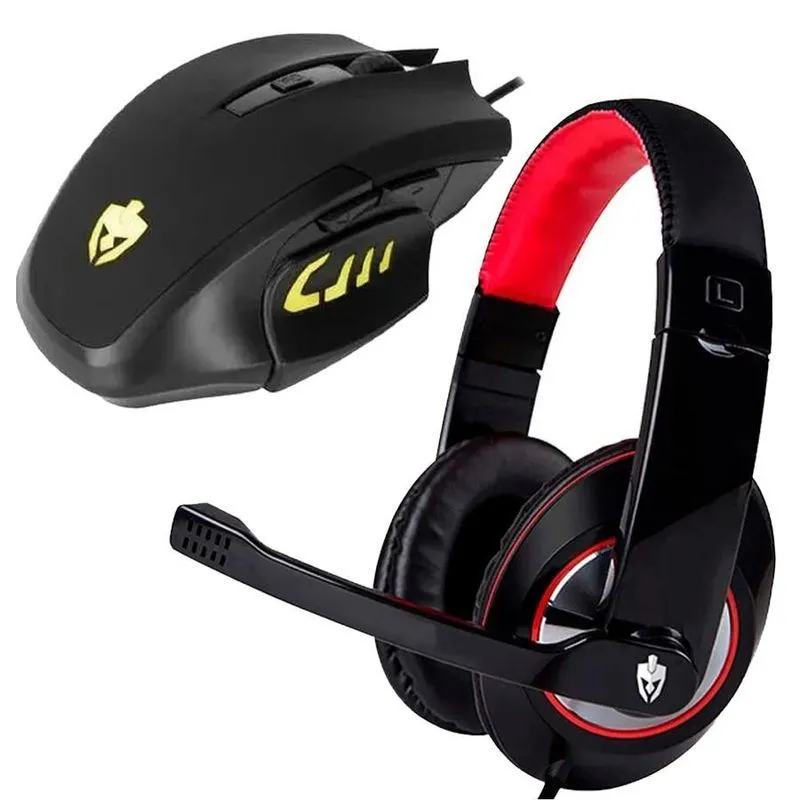 Headphone Gamer Thardus Eg302 + Mouse Gamer Usb Lynx Eg-105