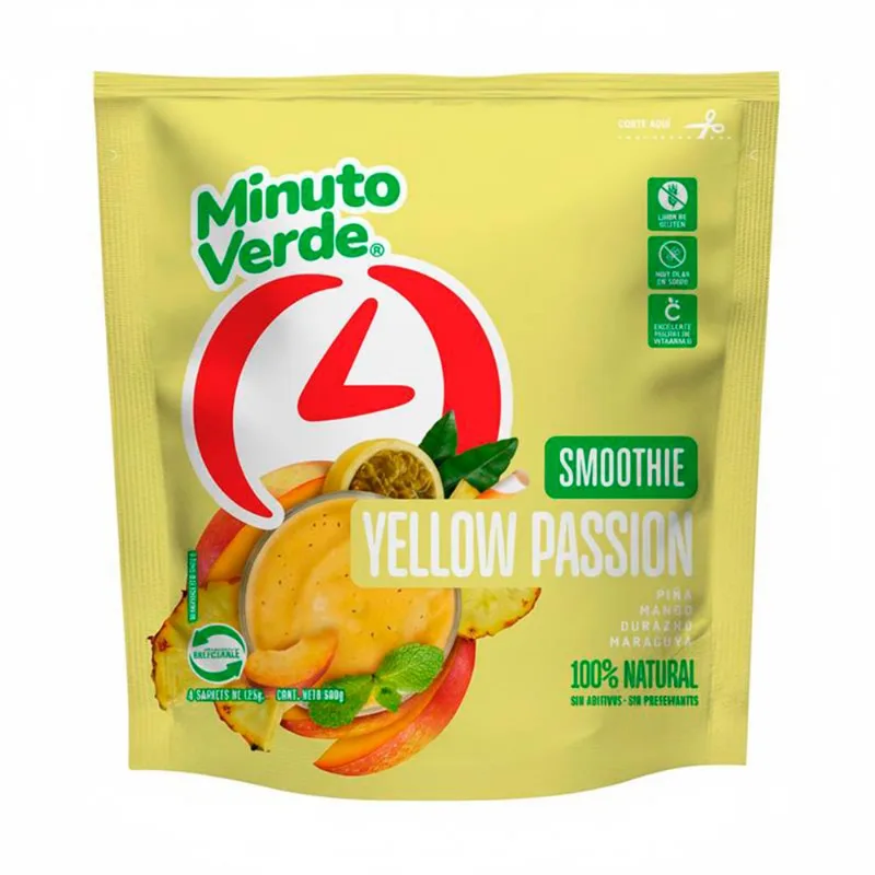 Mix Smoothie Minuto Verde Yellow Pasion 500 g