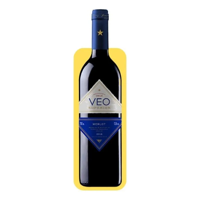 Vinho Tinto Veo Superior Merlot 750ml - Elegância E Sabor