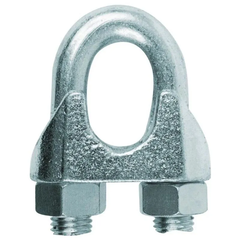 Clips Grampo Para Cabo De Aço Vonder 1/8 50 Unidades