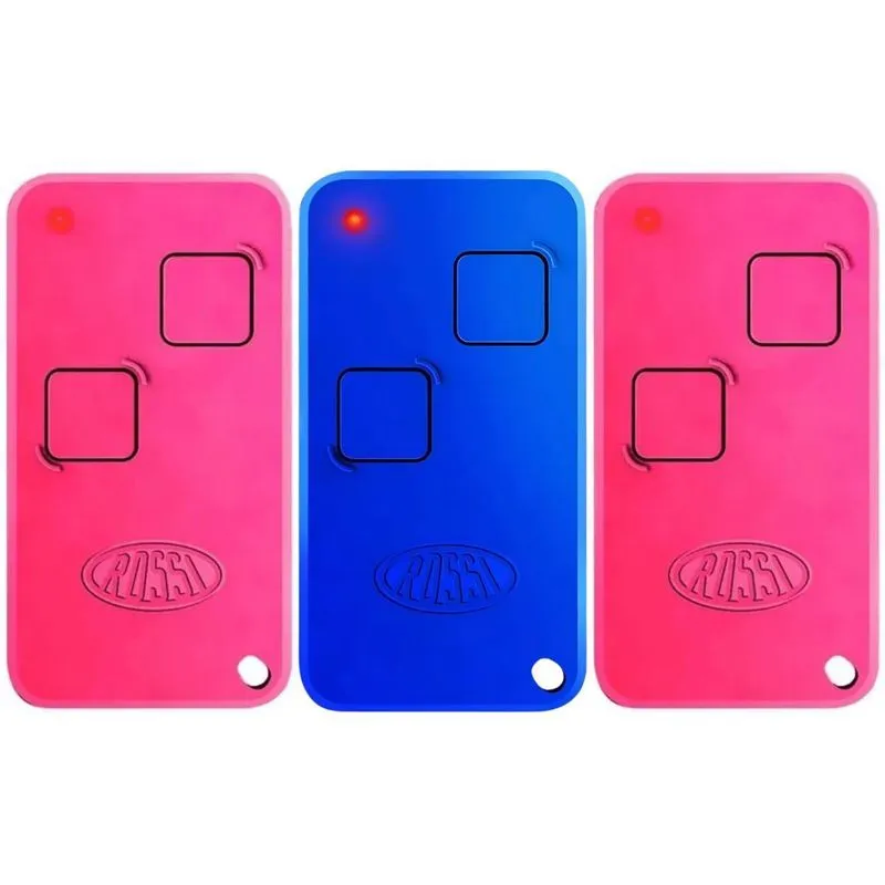 Controle Remoto Ntx Rc 433 Mhz Colorido Rosa Azul Rossi