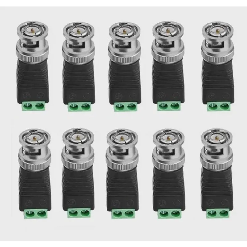 Kit 20x Conector Bnc Macho De Borne Sem Solda Camera Cftv