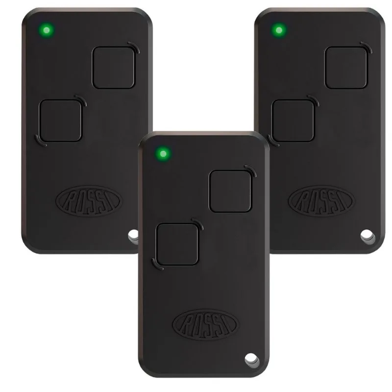 Controle Remoto Ntx Rc 433 Mhz Preto Rossi 3 Unidades