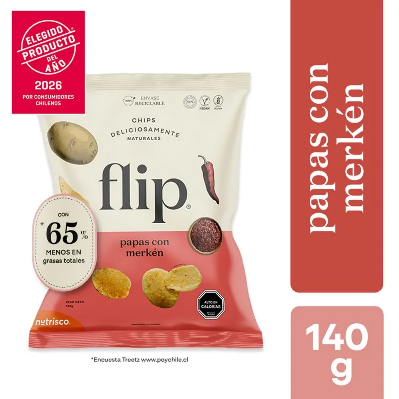 Papas Chips Flip Sabor Merken