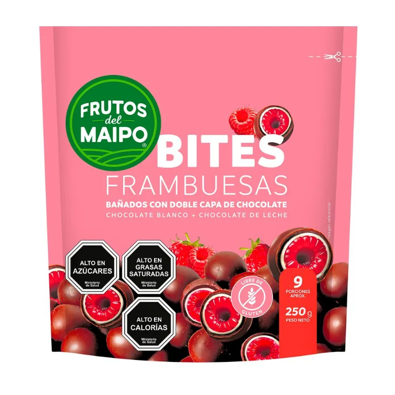 Helado Bites Frutos del Maipo Frambuesa Doypack 250 g