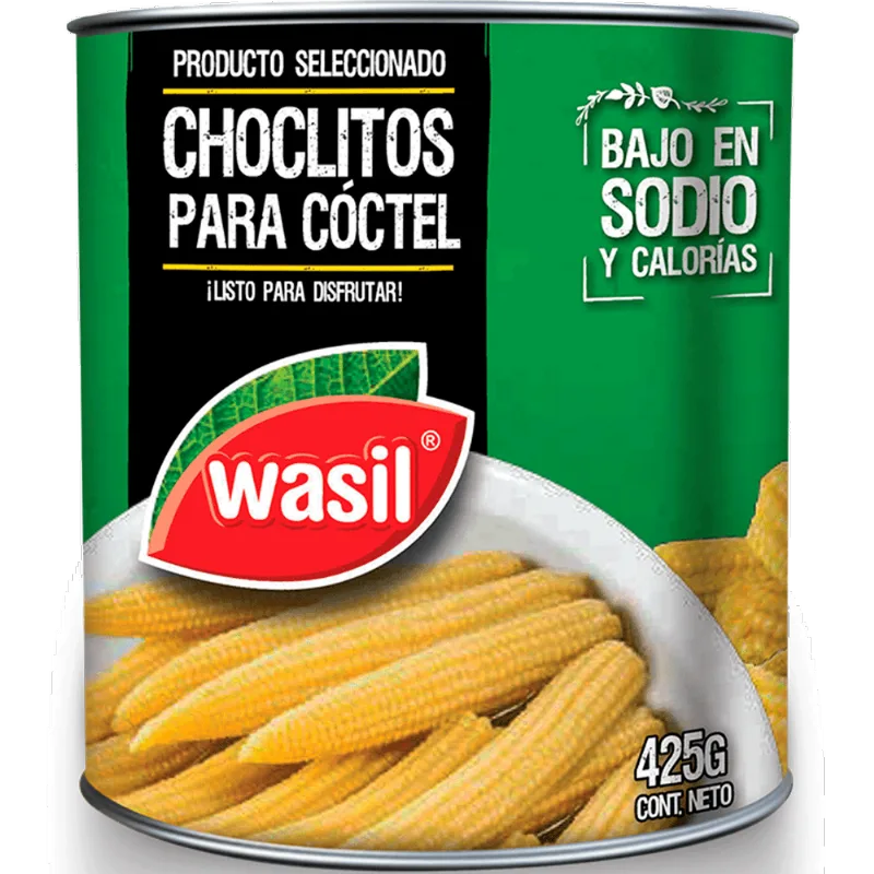 Choclito Cóctel Wasil en Almíbar 225 g